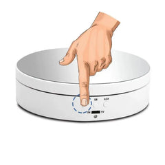 360° Jewelry Electric Motorized Rotating Display Stand, Photography Show Holder