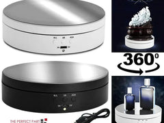 360° Jewelry Electric Motorized Rotating Display Stand, Photography Show Holder