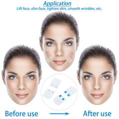 160Pcs Face Lift Tape Invisible Instant Face Tape Lifting Sticker Waterproof Ultra Thin anti Wrinkle Facial Patches Makeup Adhesive Neck Eyelid Lifter Tape