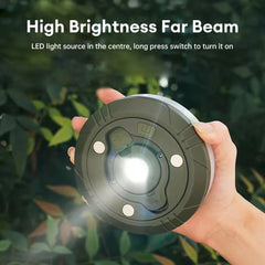 10M Camping String Lights with Lanterns 2000Mah Outdoor Camping Lights Tent Atmosphere Light Waterproof Rechargeable Flashlights