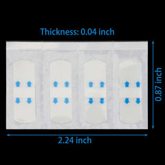 160Pcs Face Lift Tape Invisible Instant Face Tape Lifting Sticker Waterproof Ultra Thin anti Wrinkle Facial Patches Makeup Adhesive Neck Eyelid Lifter Tape