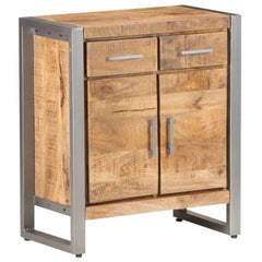 Sideboard 23.6"x13.8"x28.3" Rough Mango Wood
