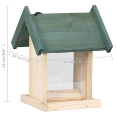 Bird Feeders 4 pcs Firwood