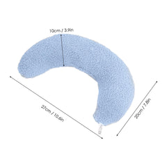 Soft Fluffy U-shaped Stuffed Pillow for Small Dog Cat Kitten Puppy Neck Pillow