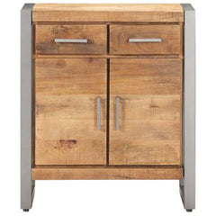 Sideboard 23.6"x13.8"x28.3" Rough Mango Wood
