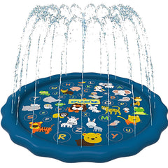 Summer Fun: Children's Inflatable Water Spray Pad for Outdoors