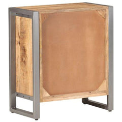 Sideboard 23.6"x13.8"x28.3" Rough Mango Wood