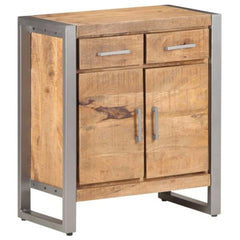 Sideboard 23.6"x13.8"x28.3" Rough Mango Wood