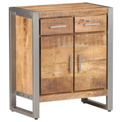 Sideboard 23.6"x13.8"x28.3" Rough Mango Wood