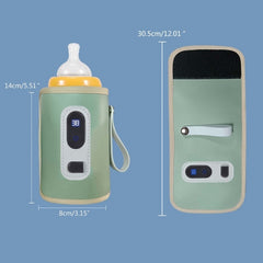 Portable USB Baby Bottle Warmer: Keep Milk Warm Anywhere