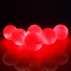6Pcs Glow In The Dark Light Up Luminous LED Golf Balls For Night Practice Gift for Golfers