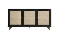 3 Door Cabinet,Sideboard Accent Cabinet, Storage Cabinet for Living Room, Hallway Entryway Kitchen