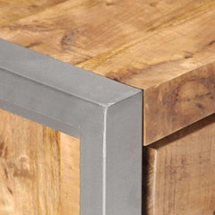 Sideboard 23.6"x13.8"x28.3" Rough Mango Wood