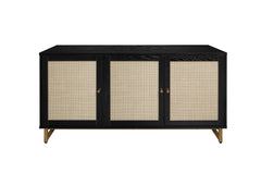 3 Door Cabinet,Sideboard Accent Cabinet, Storage Cabinet for Living Room, Hallway Entryway Kitchen
