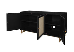3 Door Cabinet,Sideboard Accent Cabinet, Storage Cabinet for Living Room, Hallway Entryway Kitchen