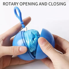 Compact Disposable Raincoat Keychain: Essential for Outdoor Adventures
