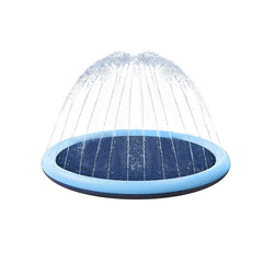 Summer Fun: Children's Inflatable Water Spray Pad for Outdoors