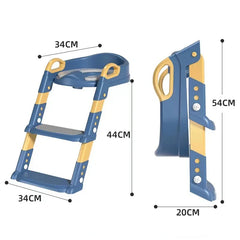 New Stepped Children'S Toilet Foldable Foot Stool Multi-Functional Toilet Boy Girl Baby Toilet Training Potty Ladder for Kids