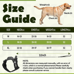 2 in 1 No Pull Dog Harness with Retractable Leash[Automatic anti Burst Impact Function] Adjustable Breathable Dog Vest