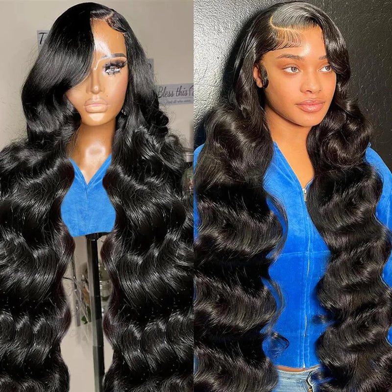 Body Wave Lace Front Wig Human Hair Pre Plucked Brazilian Human 