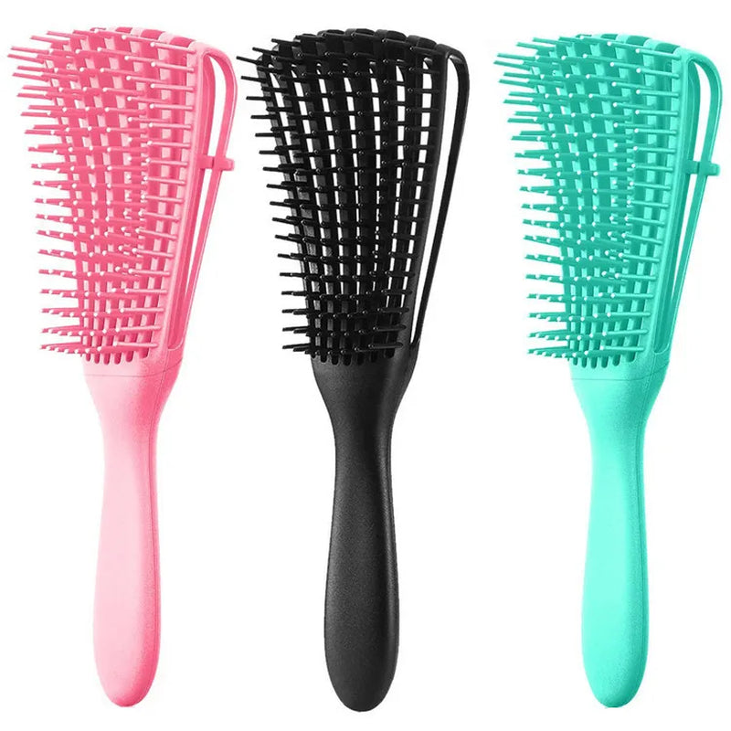 Hair Comb Detangling Brush Scalp Massage Hair Brush Detangler Brush for Curly Hair Thick Octopus Hairbrush Women Men Salon