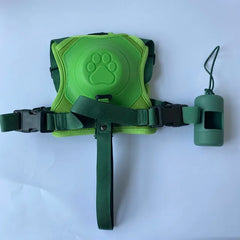 2 in 1 No Pull Dog Harness with Retractable Leash[Automatic anti Burst Impact Function] Adjustable Breathable Dog Vest
