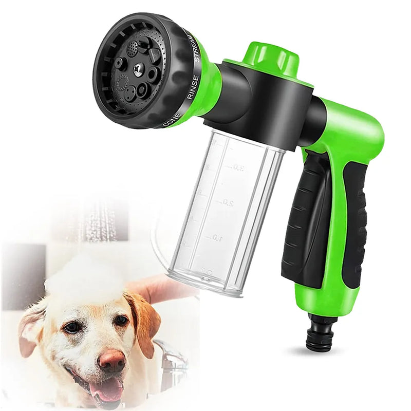 Pet Dog Shower Sprayer Adjustable High-Pressure Sprayer Nozzle Hose Dog Shower Gun Wash Garden Animal Horse Car Cleaning Tool