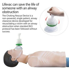 Lifevac Portable Travel & Home First Aid Kit Choking Device for Adults Children
